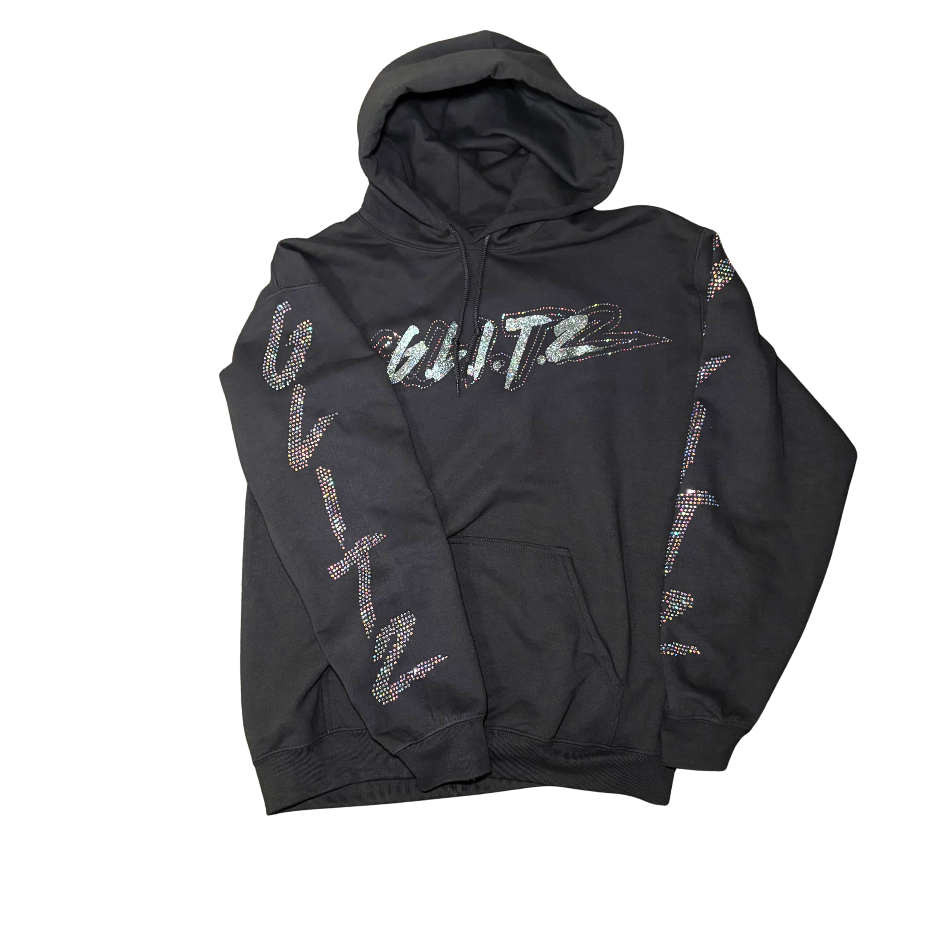 GOD LIVES Charcoal Gray Hodded Jacket