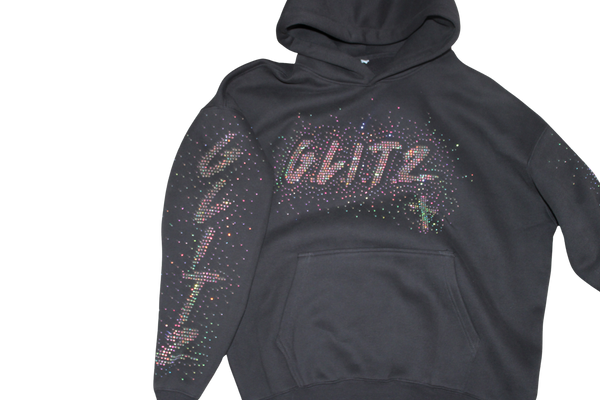 GOD LIVES Charcoal Gray Hodded Jacket