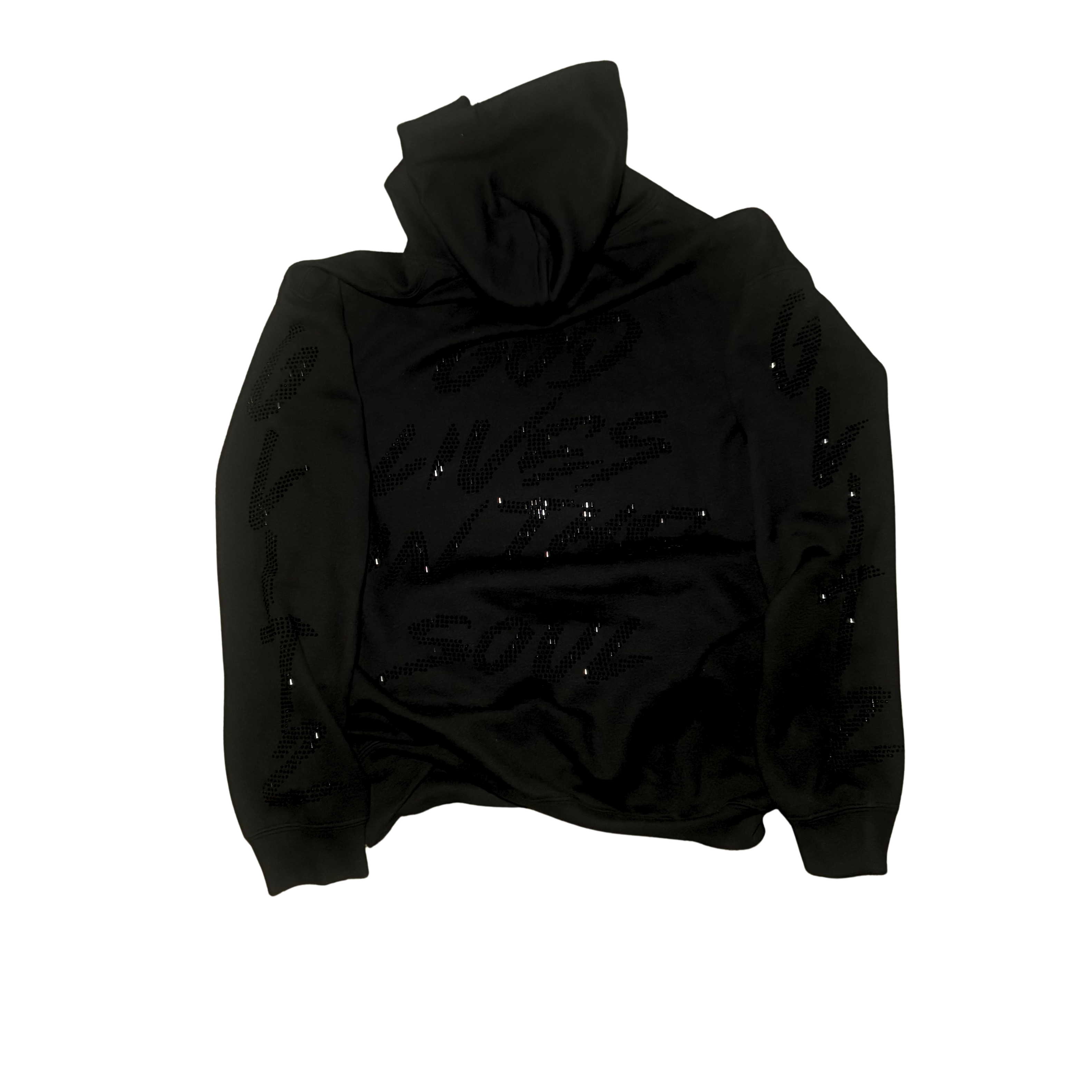 GOD LIVES Black Hodded Jacket