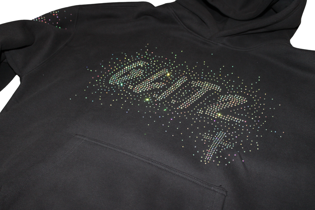 GOD LIVES Charcoal Gray Hodded Jacket