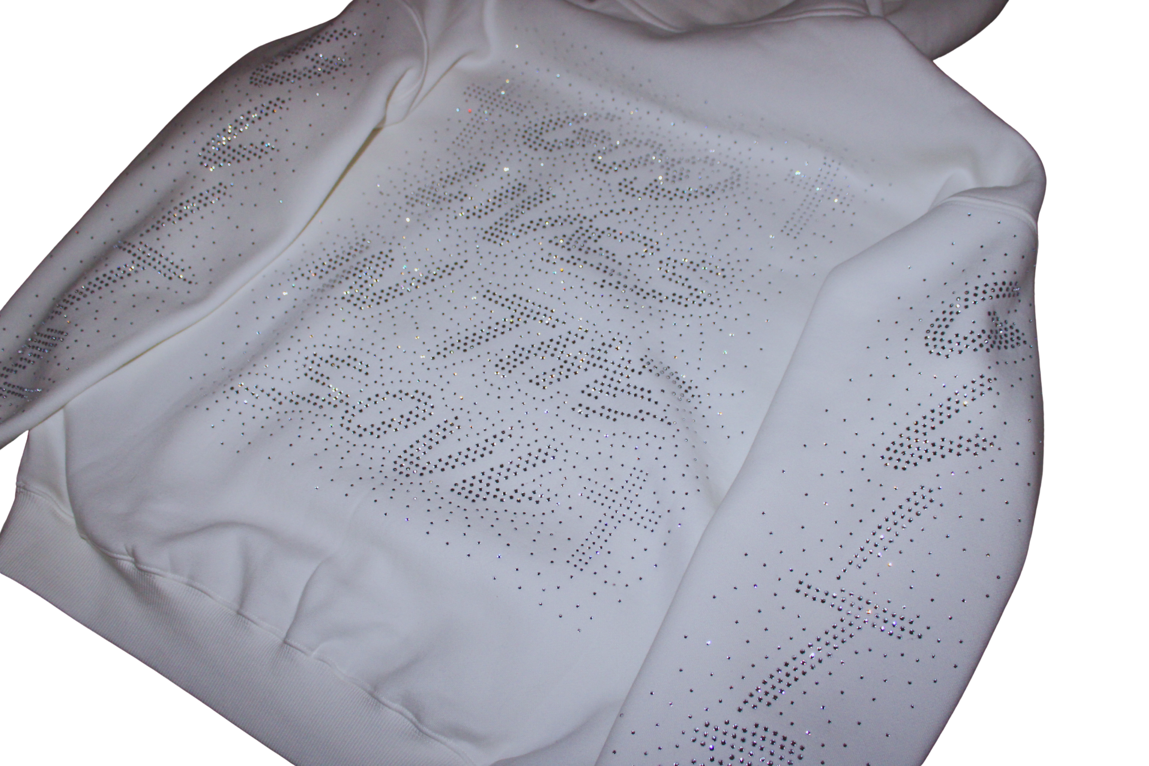 GOD LIVES White Hodded Jacket