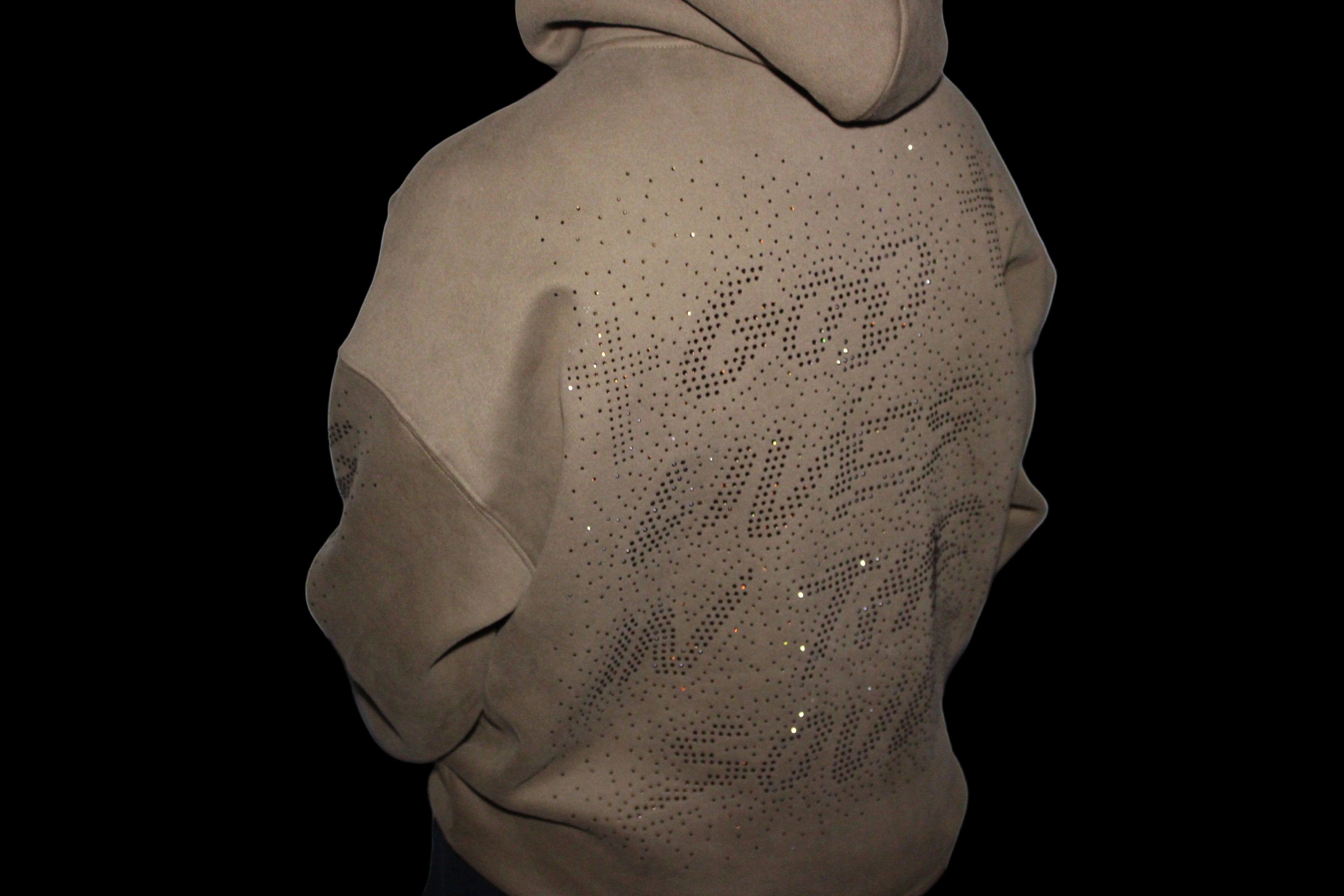 GOD LIVES Brown Hodded Jacket