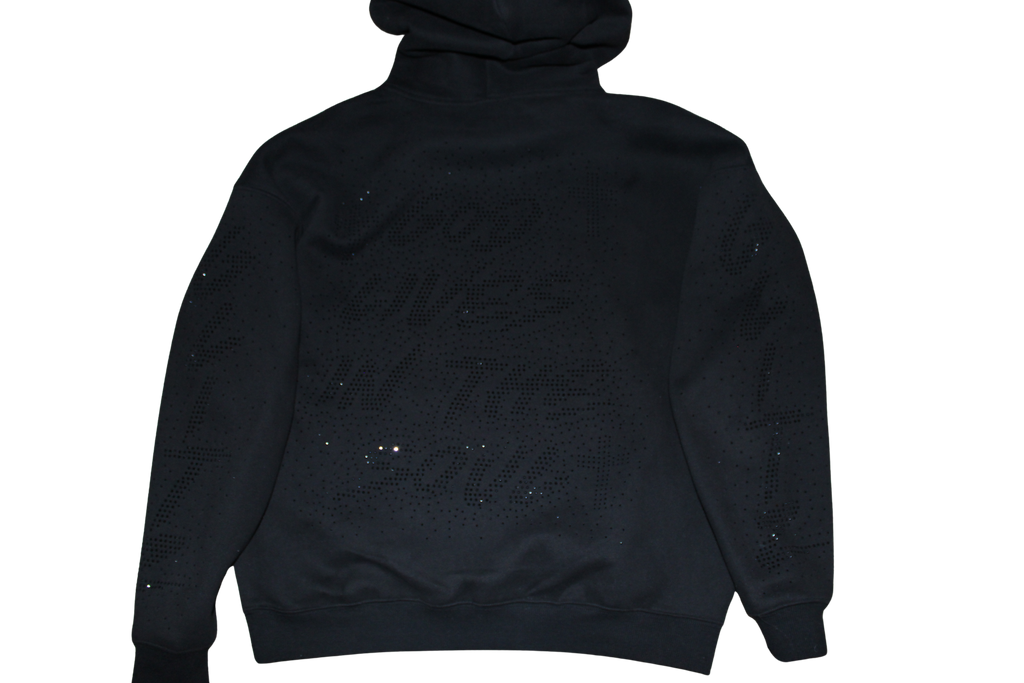 GOD LIVES Black Hodded Jacket