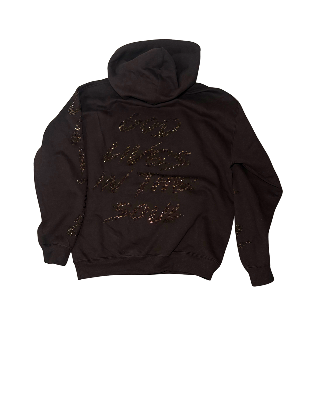 GOD LIVES Brown Hodded Jacket