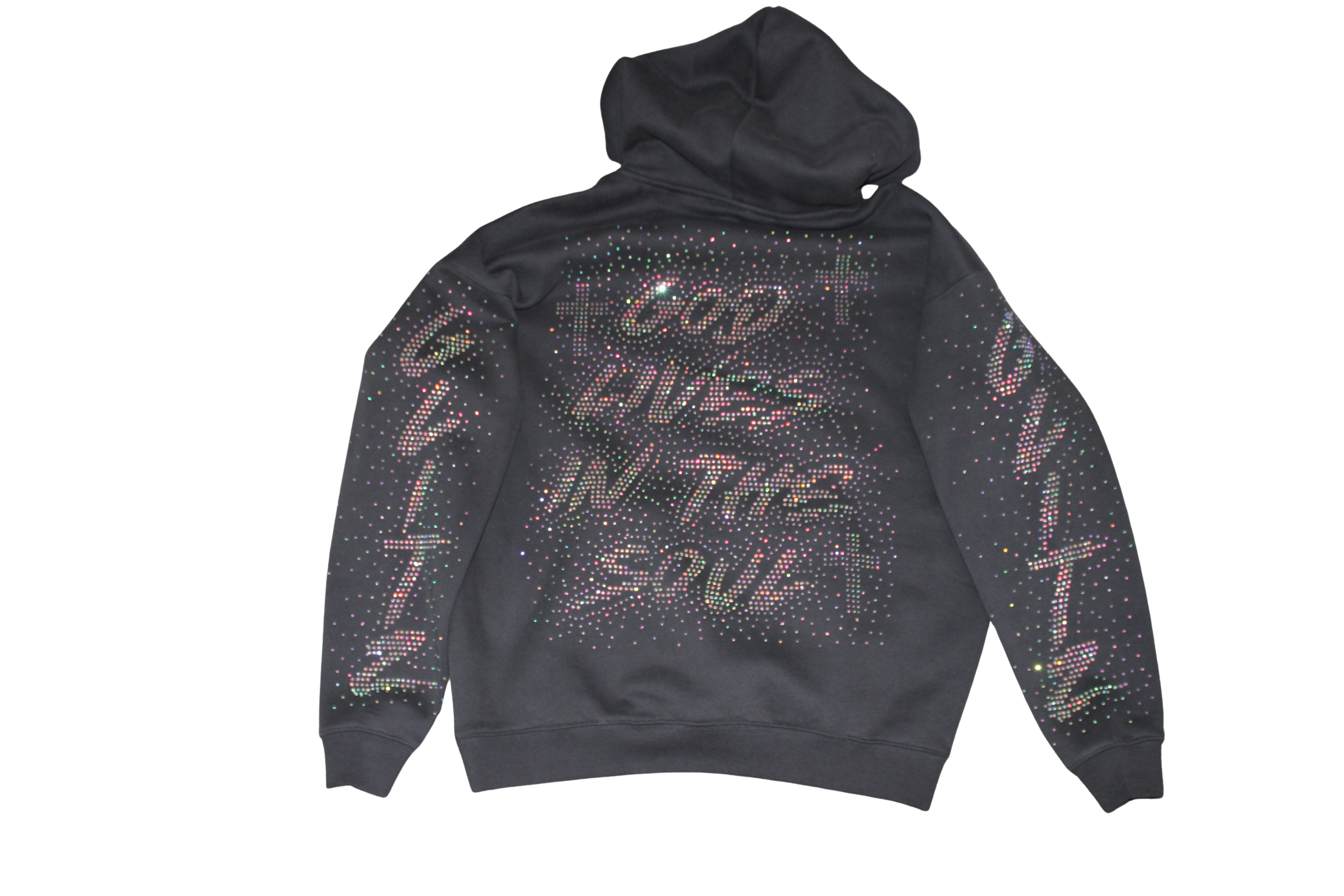 GOD LIVES Charcoal Gray Hodded Jacket