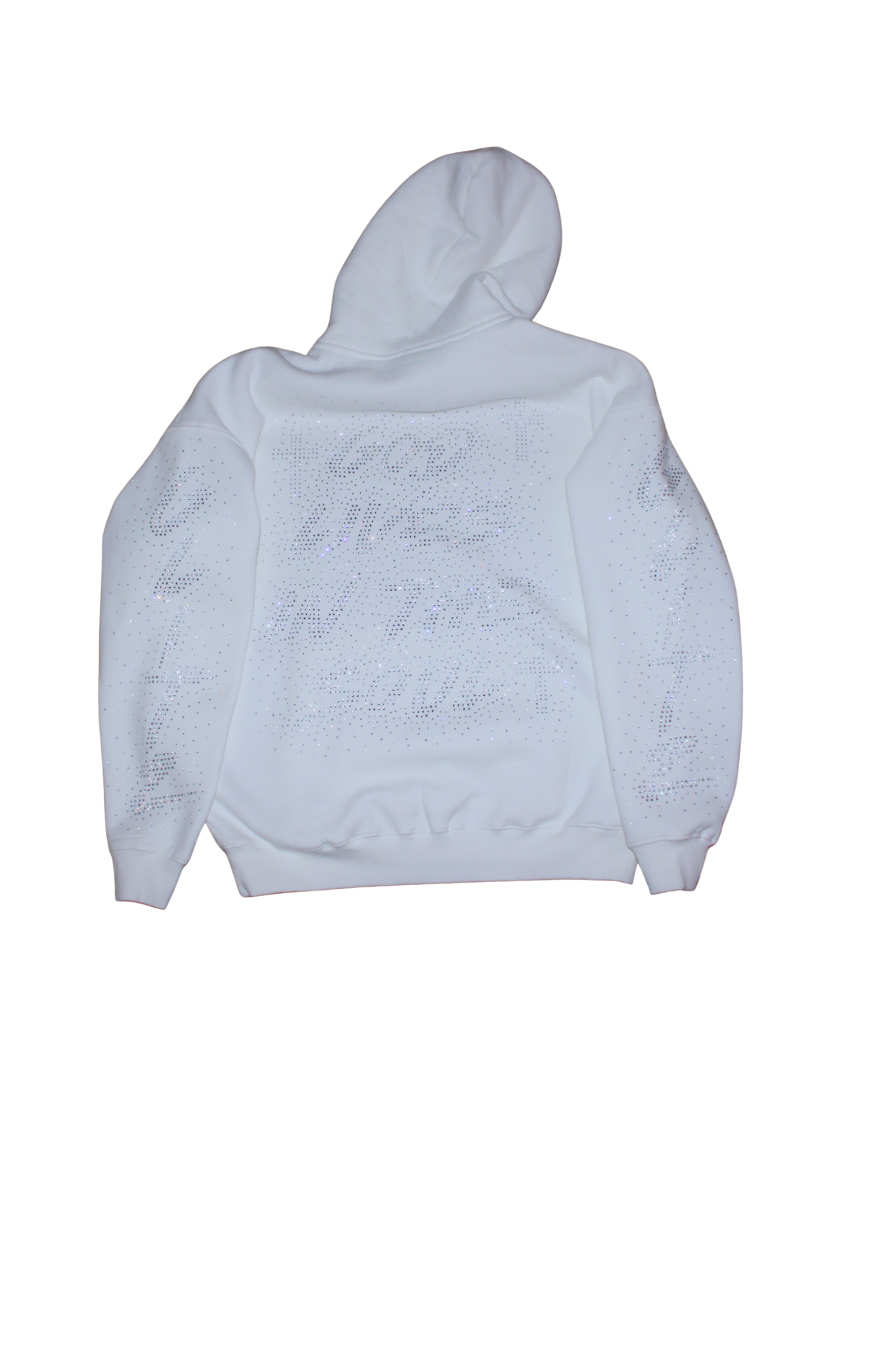 GOD LIVES White Hodded Jacket