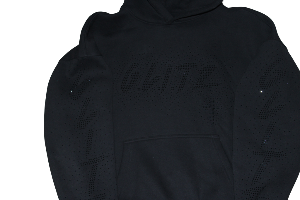 GOD LIVES Black Hodded Jacket