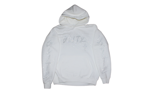 GOD LIVES White Hodded Jacket