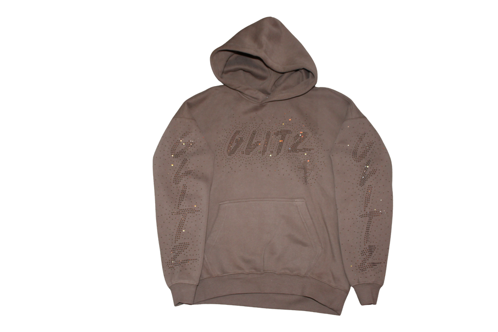 GOD LIVES Brown Hodded Jacket