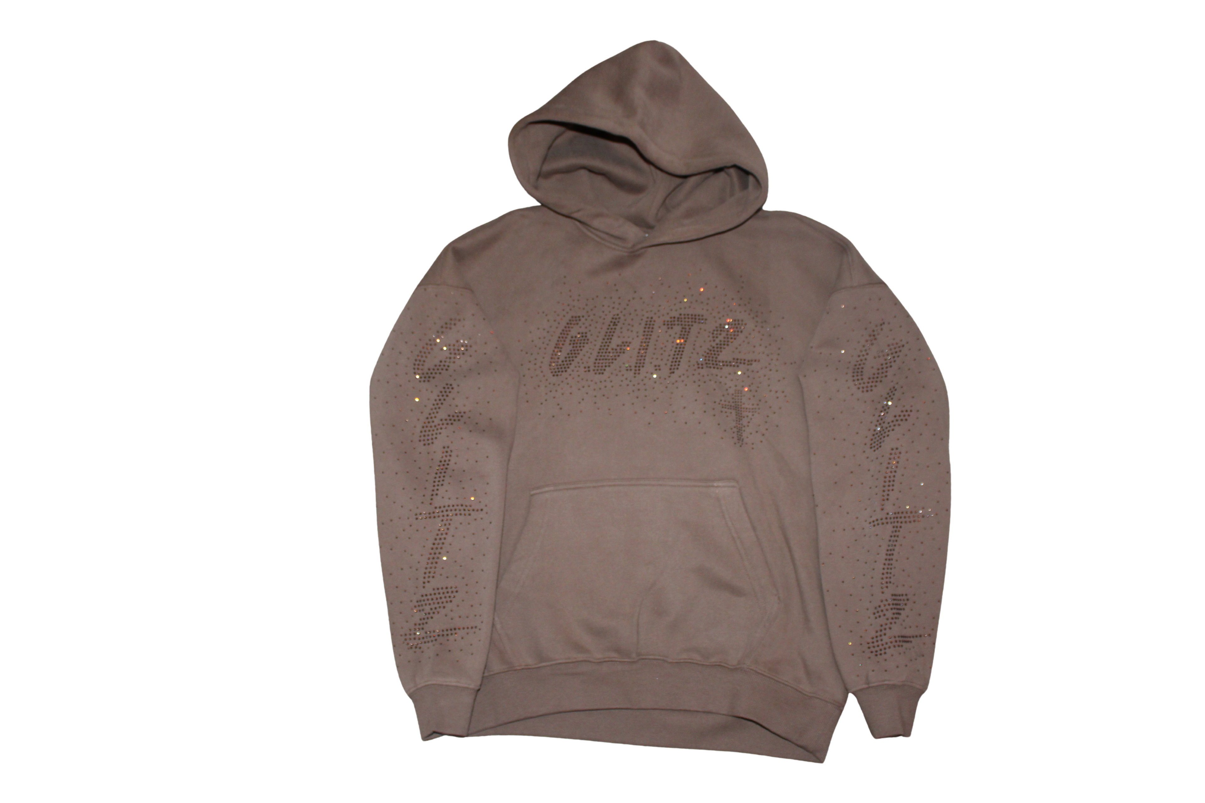 GOD LIVES Brown Hodded Jacket