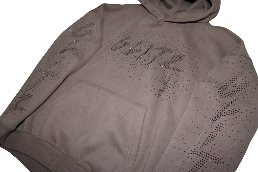 GOD LIVES Brown Hodded Jacket