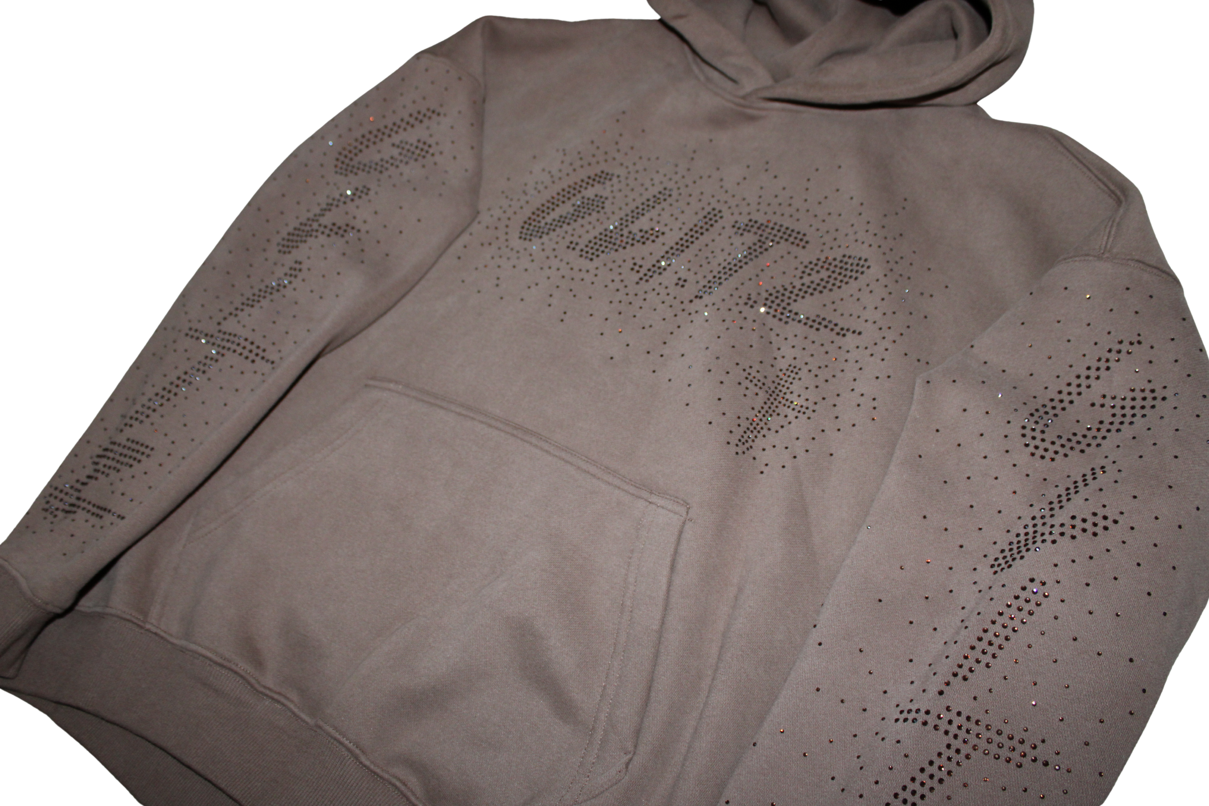GOD LIVES Brown Hodded Jacket