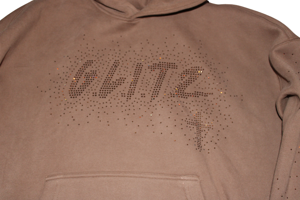 GOD LIVES Brown Hodded Jacket