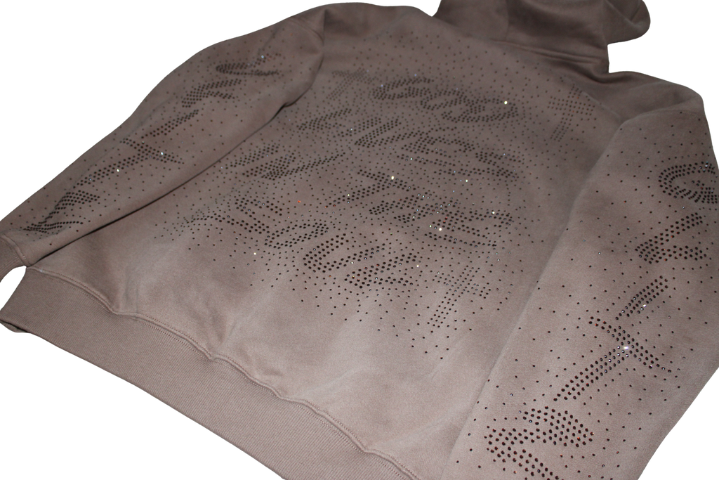 GOD LIVES Brown Hodded Jacket