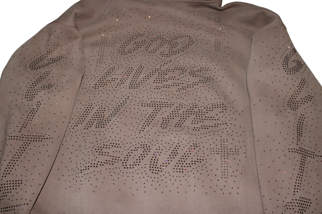 GOD LIVES Brown Hodded Jacket
