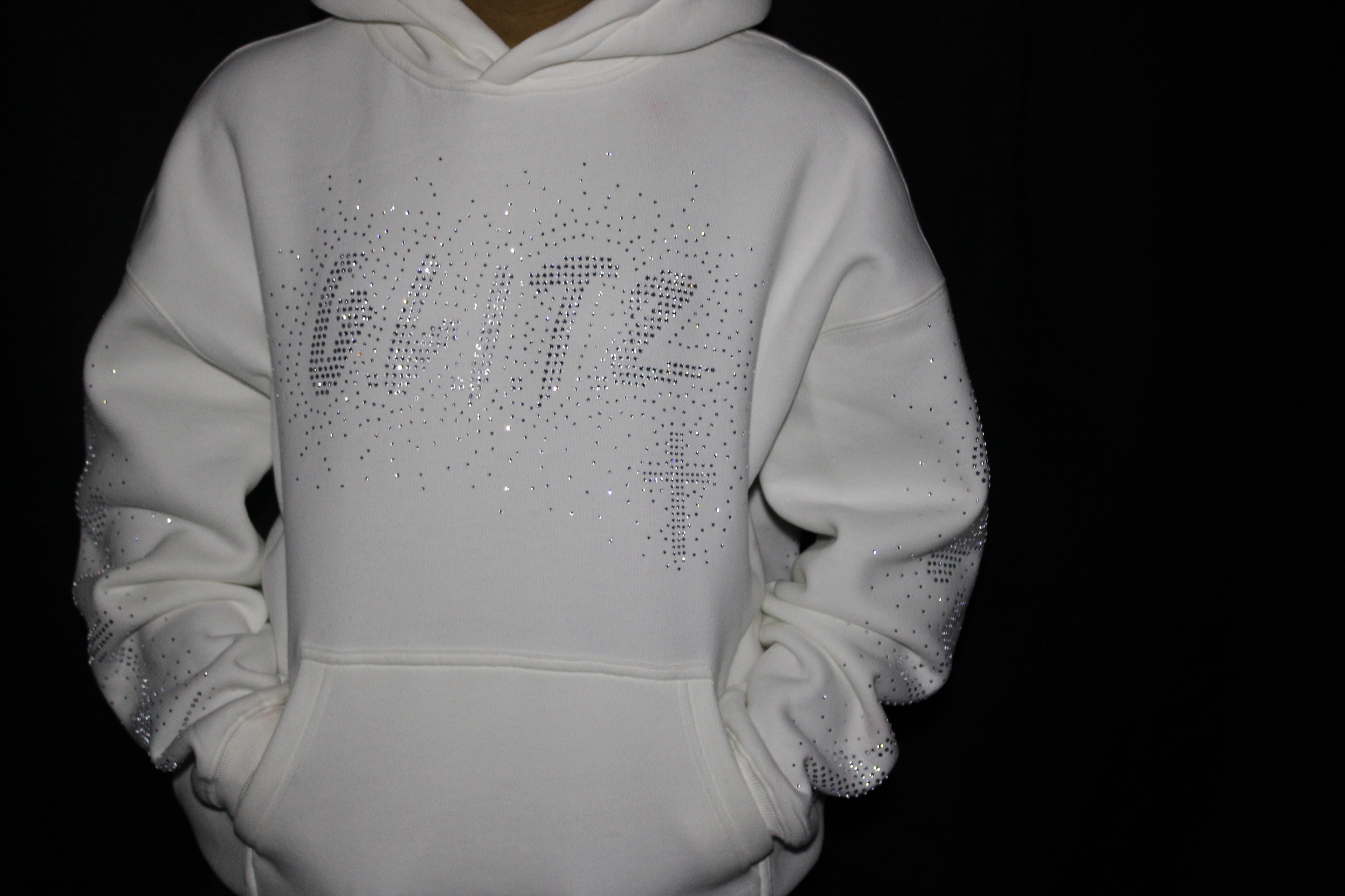 GOD LIVES White Hodded Jacket