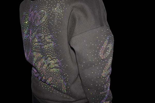 GOD LIVES Charcoal Gray Hodded Jacket