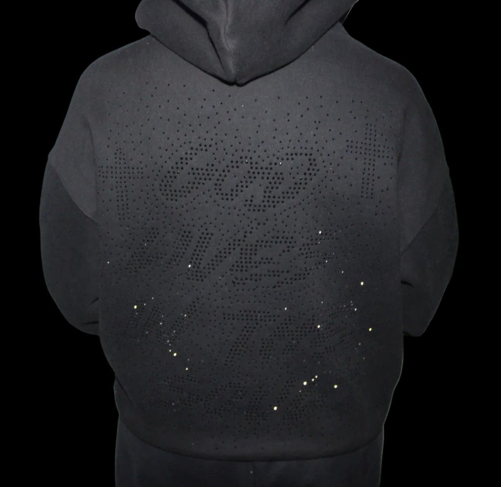 GOD LIVES Black Hodded Jacket