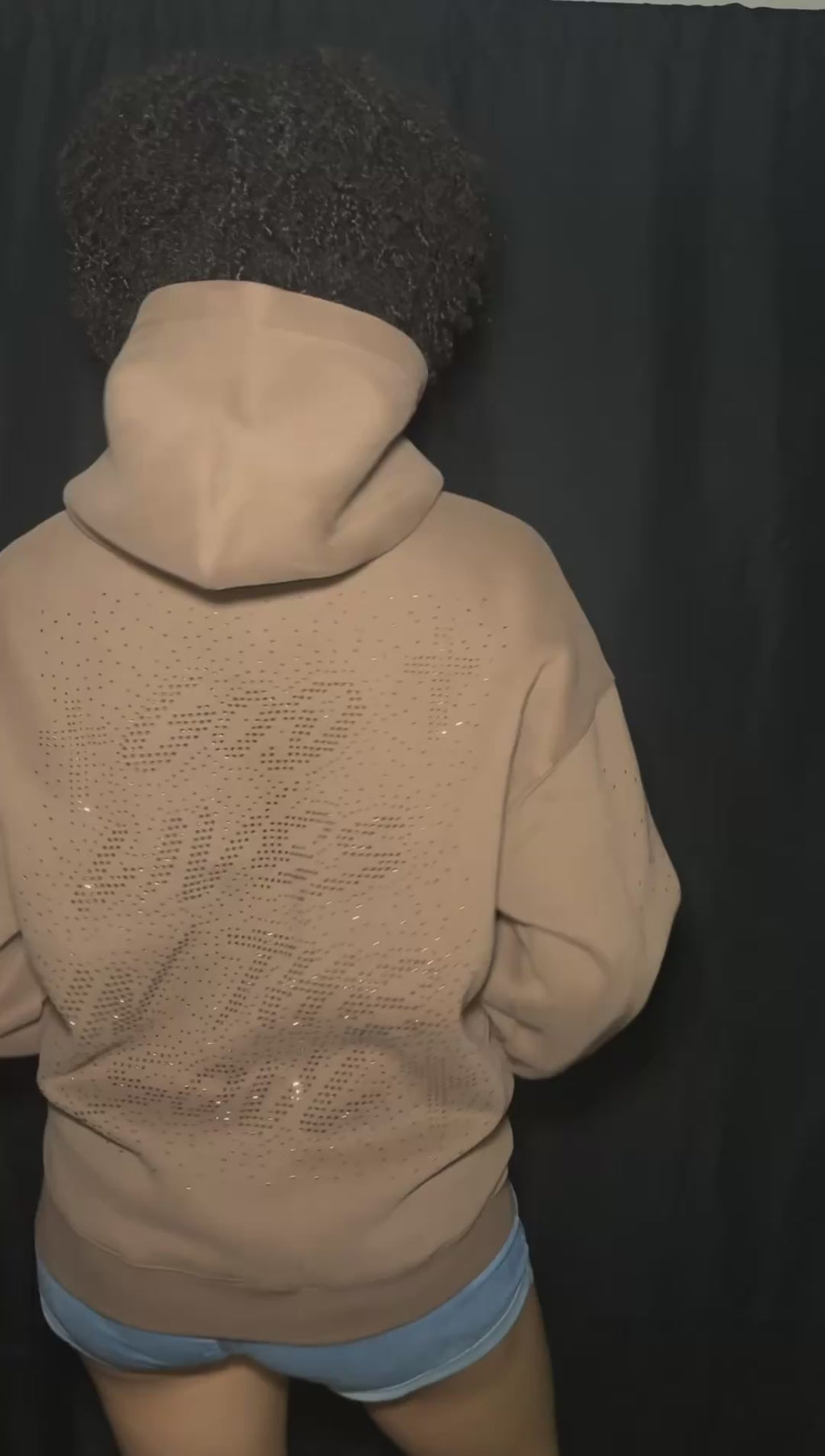 GOD LIVES Brown Hodded Jacket