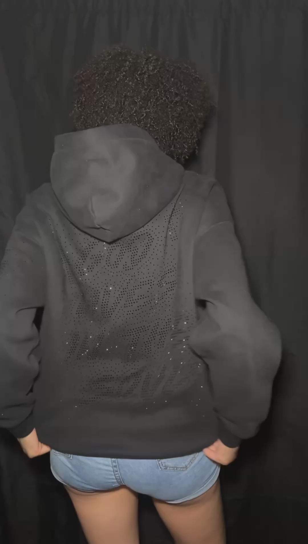 GOD LIVES Black Hodded Jacket